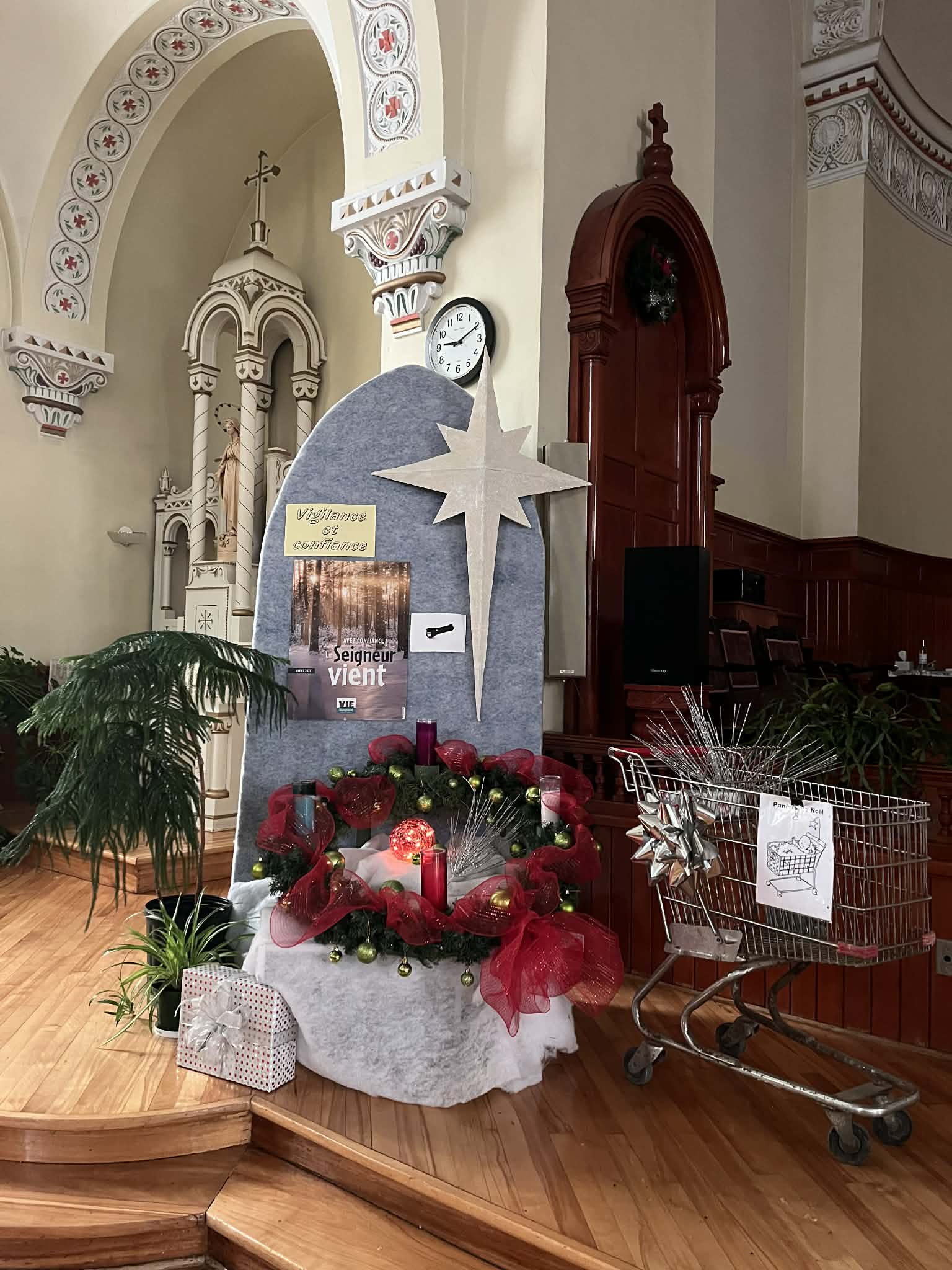 Avent, église de Racine, paroisse Sainte-Famille de Valcourt