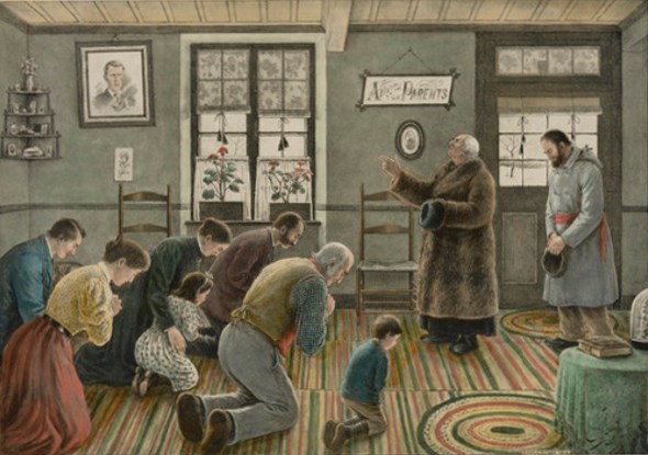 quête de l'enfant Jésus, tradition, paroisse Sainte-Famille de Valcourt