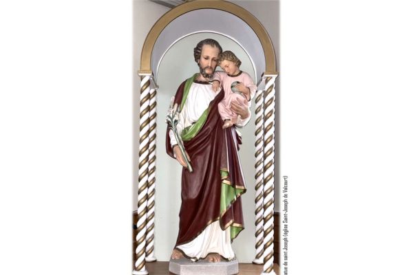 veillée pascale, église de Valcourt, paroisse Sainte-Famille de Valcourt